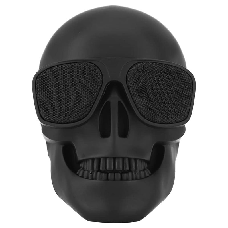 VIGROS Skull Speaker, Portable Bluetooth Speakers Unique Speaker 8W Output Bass Stereo Compatible for Desktop PC/Laptop/Mobile Phone/MP3/MP4 Player for Halloween Decorations for Gift Party - Image 1